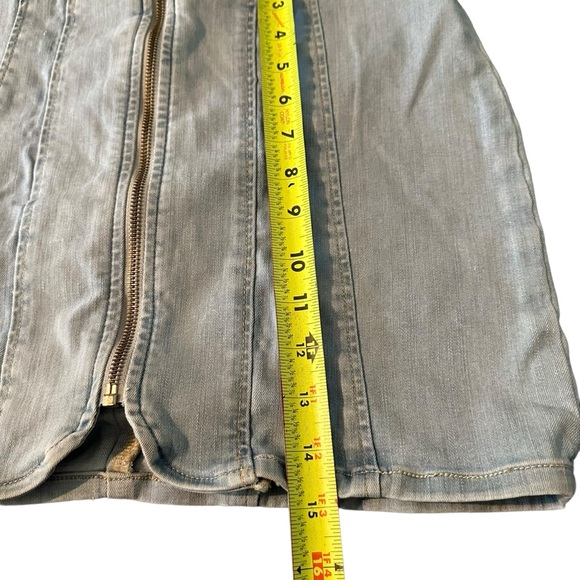 Free People We The Free Layla Denim Mini Skirt Blue Size 6 OB1655382 EUC - Picture 3 of 8